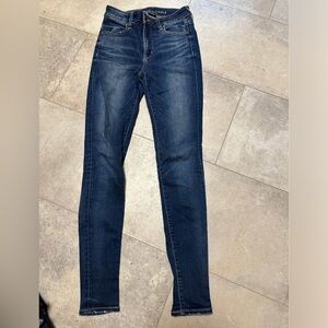 American Eagle “super stretch” hi-rise jeggings size 4